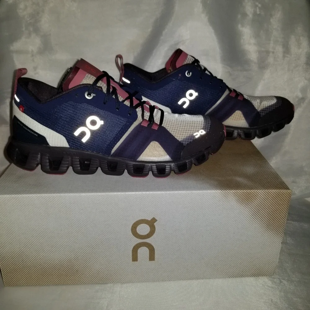 On Cloud X Shift Running Shoe Women 6.5 Ink Cherry Excellent Reflective 38.99123